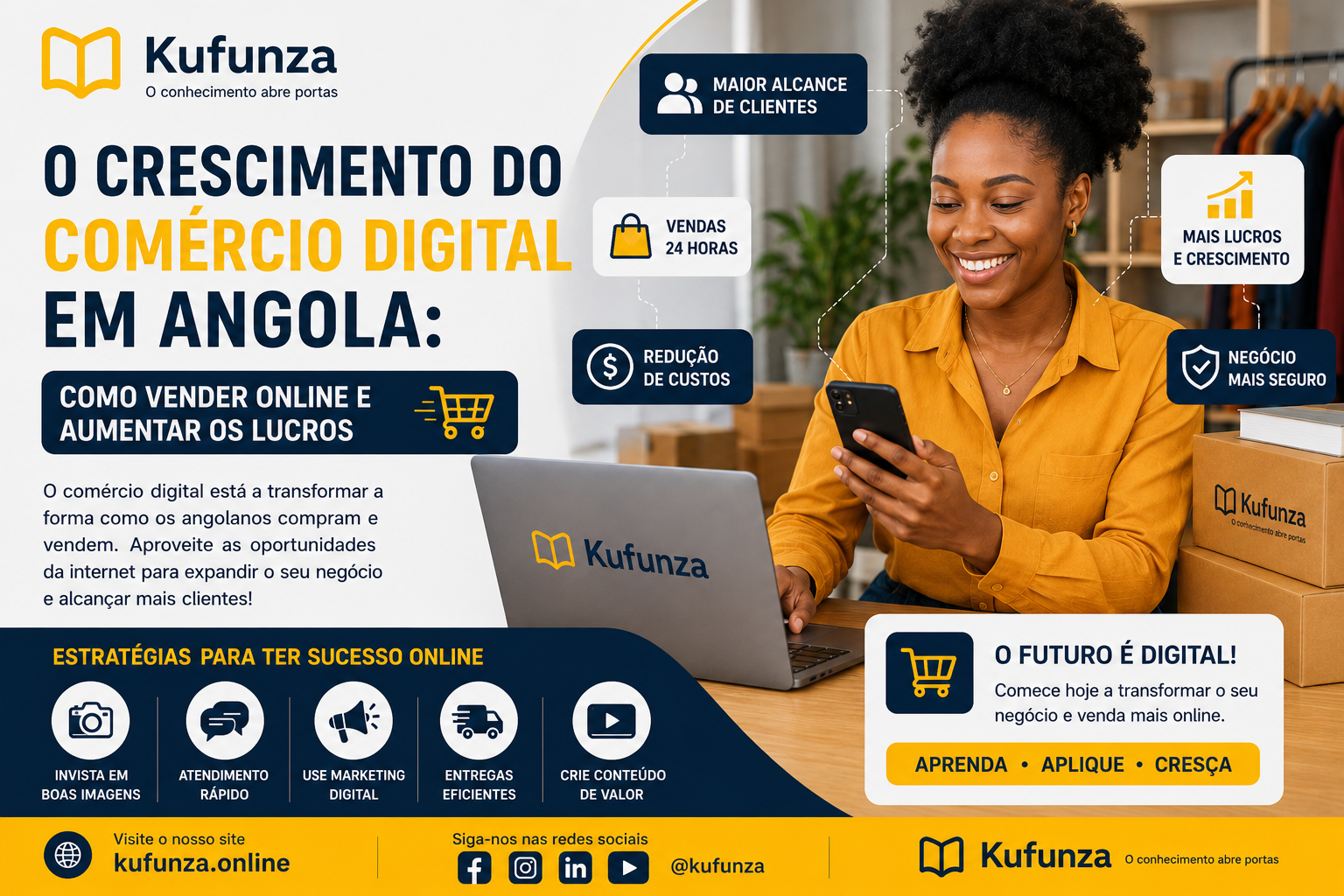 O Crescimento do Comércio Digital em Angola: Como Vender Online e Aumentar os Lucros