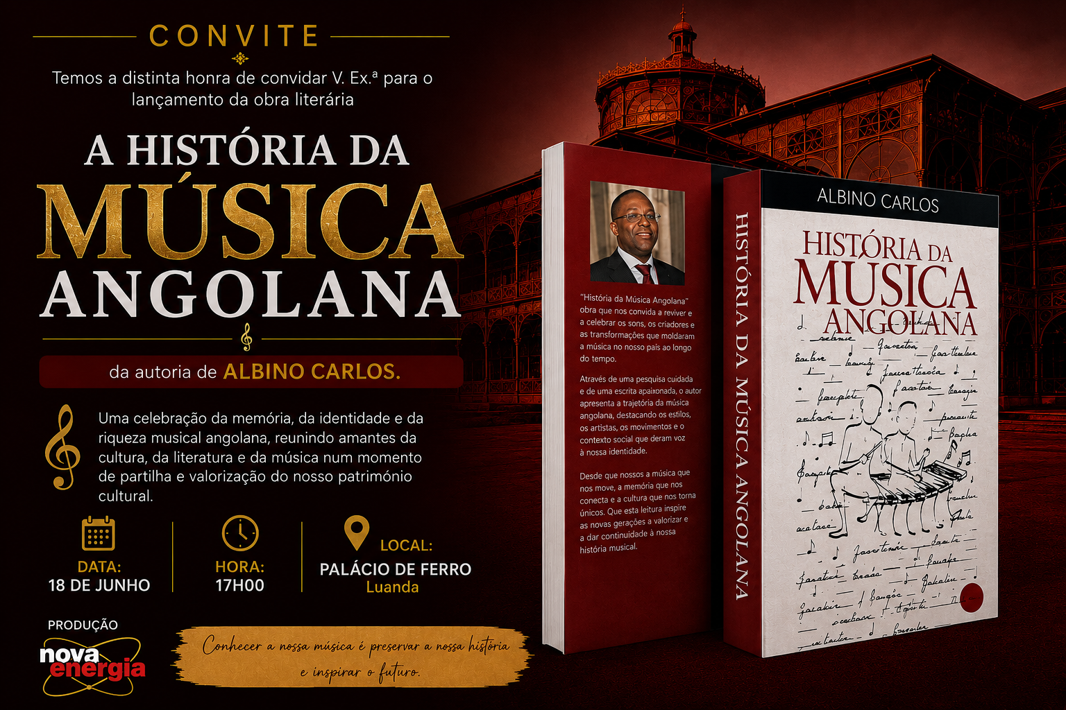 Lançamento da Obra “A História da Música Angolana” Celebra a Identidade Cultural do País