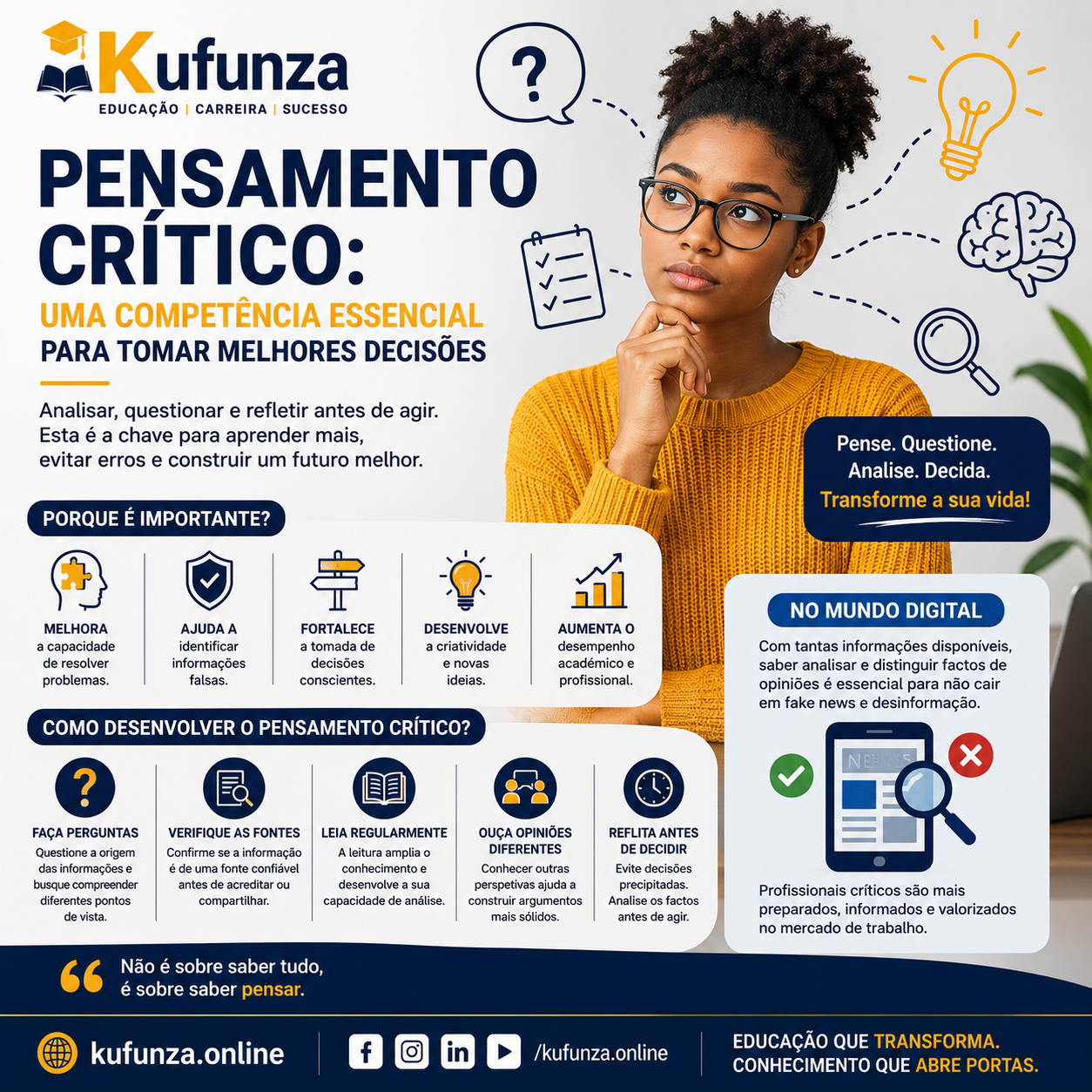 Pensamento Crítico: Uma Competência Essencial para Tomar Melhores Decisões