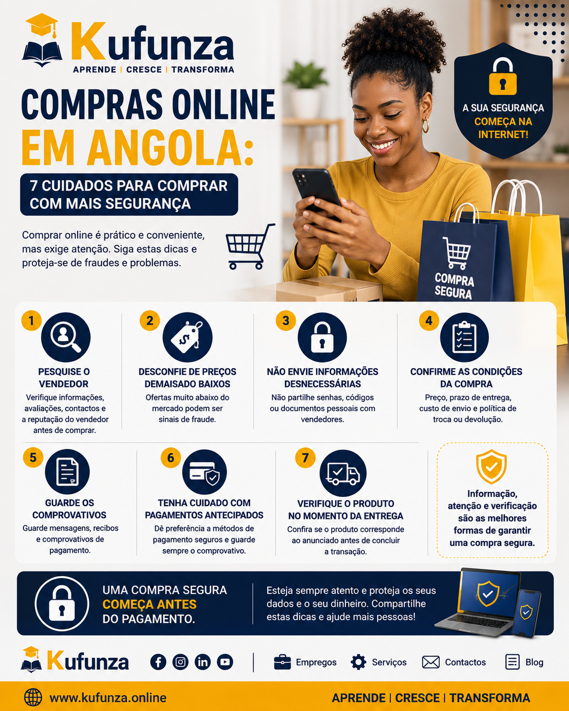 Compras Online em Angola: 7 Cuidados para Comprar com Mais Segurança