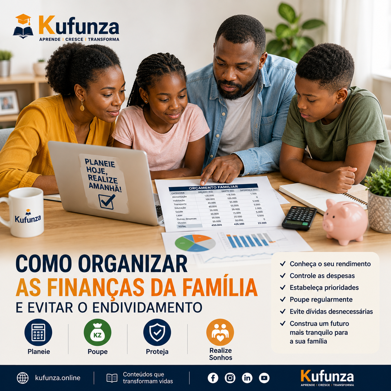 Como Organizar a Vida Financeira em Casa: Um Guia Prático para Famílias